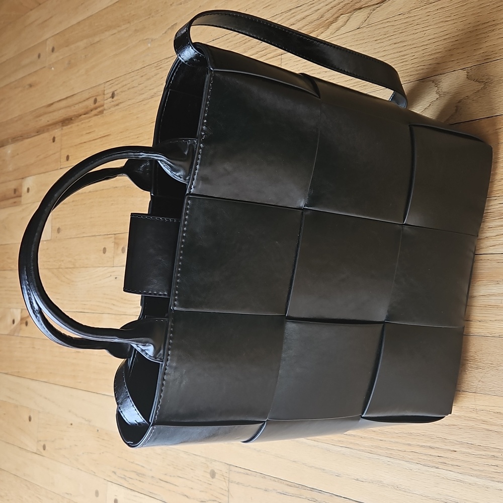 Tiffany and FRED Woven Leather Bag